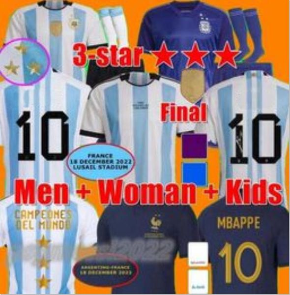3 star soccer jerseys final fan player 2022 2023 argentina 22 23 messis signed alvarez di maria de paul kids kit men women football shirt mb, Black;yellow
3 star soccer jerseys final fan player 2022 2023 argentina 22 23 messis signed alvarez di maria de paul kids kit men women football shirt mb, Black;yellow