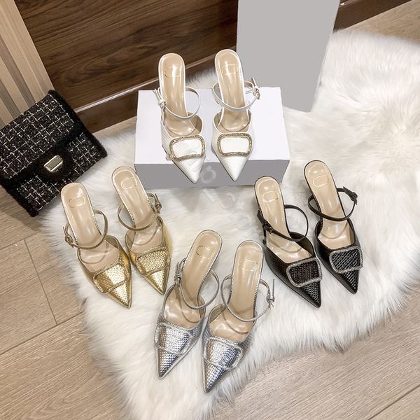 classic high heeled sandals designer shoes fashion leather women shoe for party heels 4 colors lady metal belt buckle thick heel woman shoes, Black
classic high heeled sandals designer shoes fashion leather women shoe for party heels 4 colors lady metal belt buckle thick heel woman shoes, Black