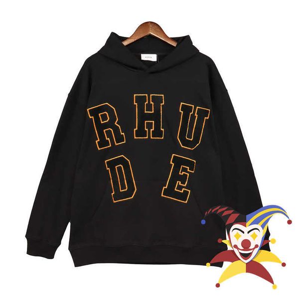 men's hoodies sweatshirts orange embroidered hoodie men women patchwork loose pullover sweatshirts t230111, Black
men's hoodies sweatshirts orange embroidered hoodie men women patchwork loose pullover sweatshirts t230111, Black
