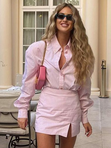 two piece dress jyate fashion pink stripe sets womens outifits autumn long sleeve shirts matching high waist mini skirt 230208, White
two piece dress jyate fashion pink stripe sets womens outifits autumn long sleeve shirts matching high waist mini skirt 230208, White