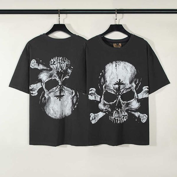 men's t-shirts springsummer 2023 skull print short sleeve tshirt men women retro grey t shirt j230208, White;black
men's t-shirts springsummer 2023 skull print short sleeve tshirt men women retro grey t shirt j230208, White;black