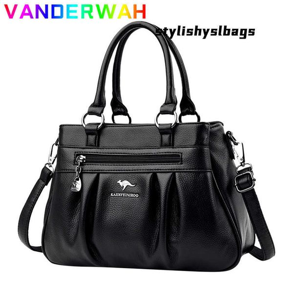 totes women's soft leather handle bags for women female shoulder crossbody sac luxury designe ladies 3 layers handbag 020823h
totes women's soft leather handle bags for women female shoulder crossbody sac luxury designe ladies 3 layers handbag 020823h