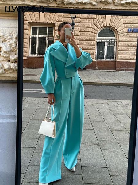 women's two piece pant woolen coats suit autumn winter lantern long sleeve coat female set wide leg elegant office lady sets 230208, White
women's two piece pant woolen coats suit autumn winter lantern long sleeve coat female set wide leg elegant office lady sets 230208, White