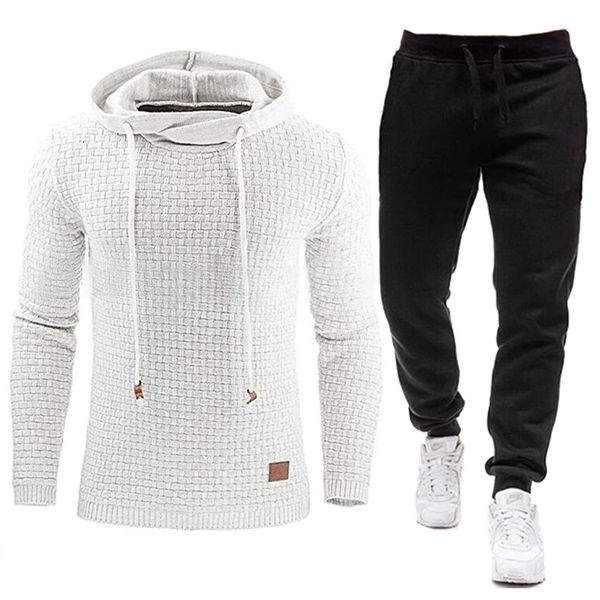 men's tracksuits drop custom tracksuit men brand male solid hooded sweatshirtpants set mens hoodie sweat suit casual sportswear 230208, Gray
men's tracksuits drop custom tracksuit men brand male solid hooded sweatshirtpants set mens hoodie sweat suit casual sportswear 230208, Gray