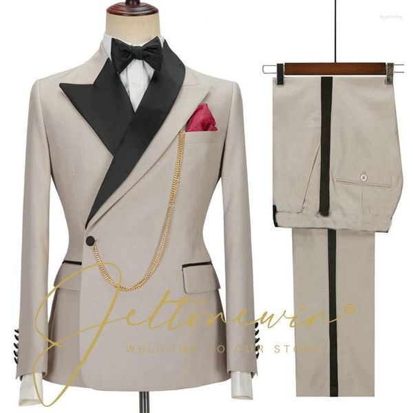 men's suits double breasted blazer pants 2023 fashion design black mens slim fit prom groom tuxedo bridegroom man wedding suit, White;black
men's suits double breasted blazer pants 2023 fashion design black mens slim fit prom groom tuxedo bridegroom man wedding suit, White;black