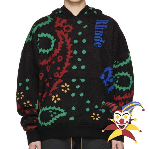men's hoodies sweatshirts cashew jacquard sweater pullover men women 1 1 vintage knitted hoodie hooded t230111, Black
men's hoodies sweatshirts cashew jacquard sweater pullover men women 1 1 vintage knitted hoodie hooded t230111, Black