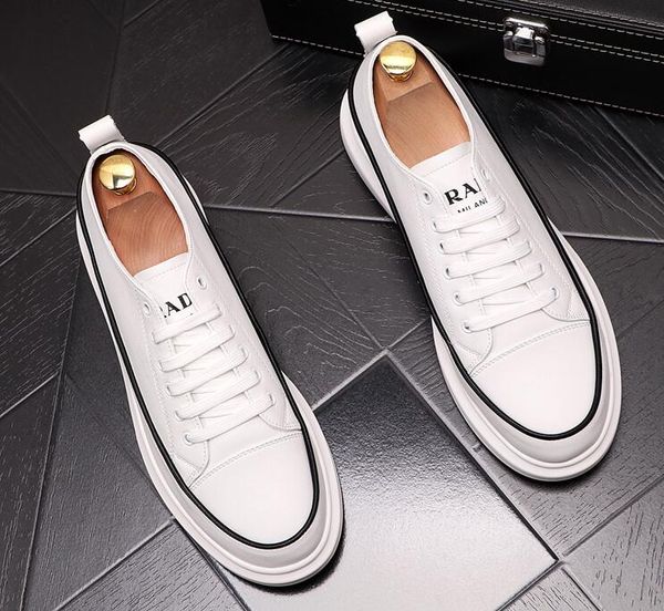 men platform loafers breathable heightening little white shoes lace-up fashion sneakers flats round toes mens comfort party casual shoes, Black
men platform loafers breathable heightening little white shoes lace-up fashion sneakers flats round toes mens comfort party casual shoes, Black