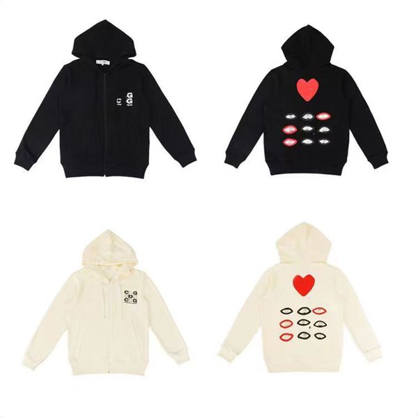 play designer mens hoodies sweatshirts women's classic play nine-eye sweater cardigan hooded cotton sweater couple's loose casual, Black
play designer mens hoodies sweatshirts women's classic play nine-eye sweater cardigan hooded cotton sweater couple's loose casual, Black