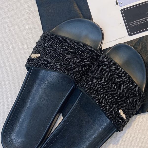 womens slippers sandals handmade spiral three-dimensional beaded metal buckle decoration simple luxury rhinestone casual shoes r brand desig, Black
womens slippers sandals handmade spiral three-dimensional beaded metal buckle decoration simple luxury rhinestone casual shoes r brand desig, Black