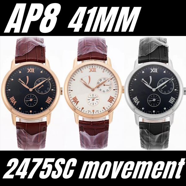 ap8 factory 41mm mens watch for ladies 2475sc fully automatic mechanical movement multifunctional watches waterproof, Slivery;golden
ap8 factory 41mm mens watch for ladies 2475sc fully automatic mechanical movement multifunctional watches waterproof, Slivery;golden