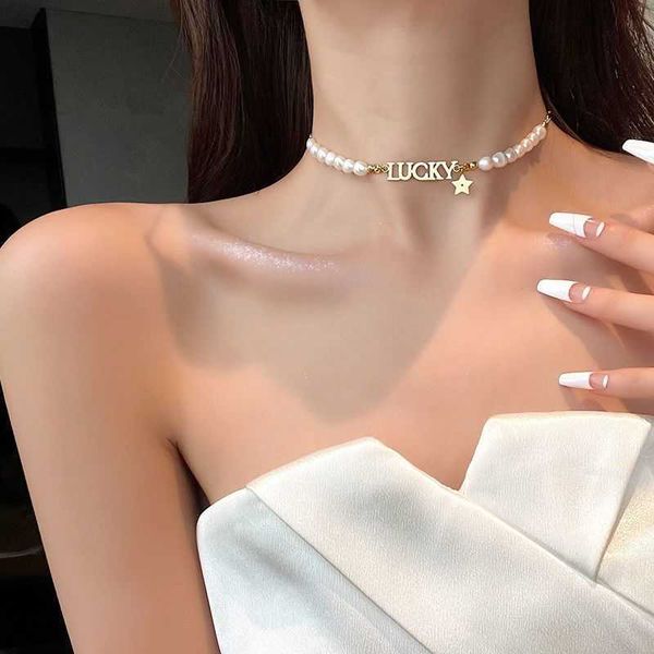 lucky star pearl necklace 2021 new women's light luxury niche design sense clavicle chain temperament accessories new products, Silver
lucky star pearl necklace 2021 new women's light luxury niche design sense clavicle chain temperament accessories new products, Silver