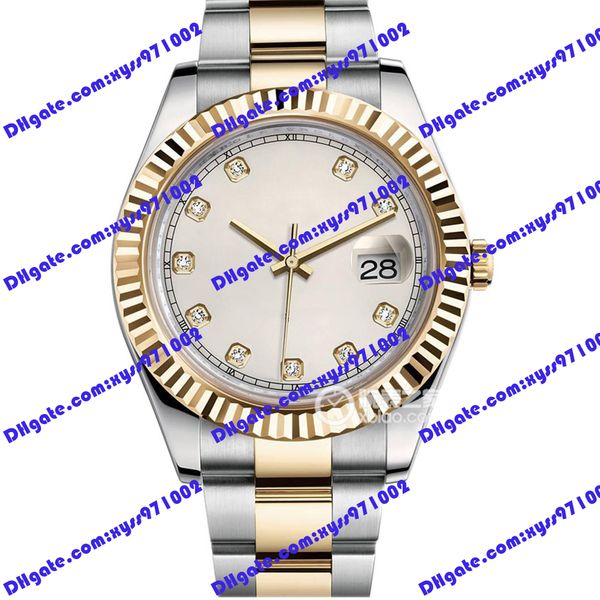 highquality watch 2813 automatic mechanical watch 116238 36mm silver diamond dial women's watch gold stainless steel strap sapphire gla, Slivery;brown
highquality watch 2813 automatic mechanical watch 116238 36mm silver diamond dial women's watch gold stainless steel strap sapphire gla, Slivery;brown