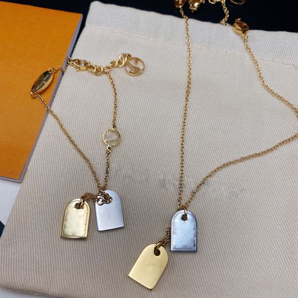 design necklaces men and women fashion necklaces brand pendant necklaces brand designer bracelet necklace set with box, Silver
design necklaces men and women fashion necklaces brand pendant necklaces brand designer bracelet necklace set with box, Silver