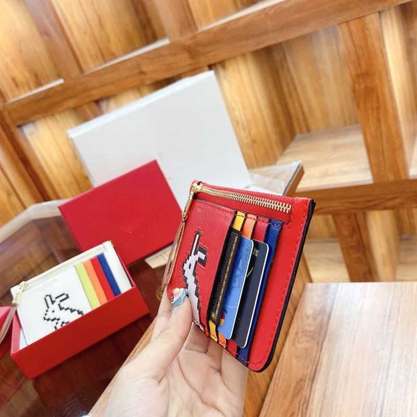 luxury brand designer change purse card pack cow pickup bag new year of the rabbit cute ultra-thin premium limited cards zodiac zipper zero, Red;black
luxury brand designer change purse card pack cow pickup bag new year of the rabbit cute ultra-thin premium limited cards zodiac zipper zero, Red;black