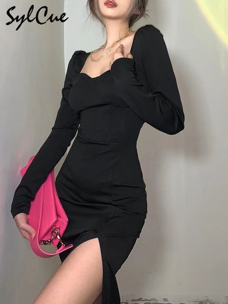 casual dresses sylcue thin mysterious split ends glamorous elegant formal texture white square collar shoulder longsleeved dress 230207, Black;gray
casual dresses sylcue thin mysterious split ends glamorous elegant formal texture white square collar shoulder longsleeved dress 230207, Black;gray