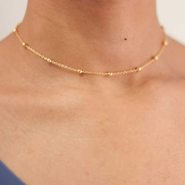 pendant necklaces fashion minimalist color beads choker necklace for women girl chokers jewelry colar collares 0206, Silver
pendant necklaces fashion minimalist color beads choker necklace for women girl chokers jewelry colar collares 0206, Silver