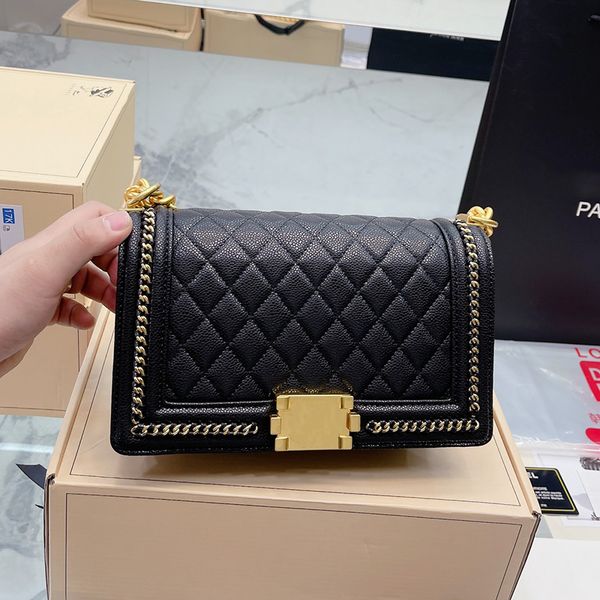 classic boy flap shoulder bags france brand caviar leather qulited matelasse serial number handbags silver gold metal chain crossbody bag lu
classic boy flap shoulder bags france brand caviar leather qulited matelasse serial number handbags silver gold metal chain crossbody bag lu