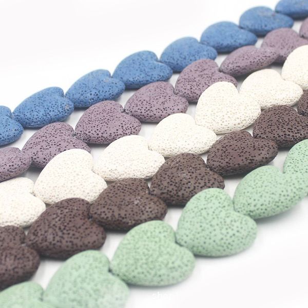 wholesale 28mm colorful heart shape lava stone beads diffuser essential oil natual stone bead for making bracelet, Black
wholesale 28mm colorful heart shape lava stone beads diffuser essential oil natual stone bead for making bracelet, Black