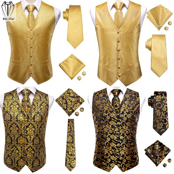 mens vests hitie luxury silk gold yellow orange waistcoat jacket tie hankerchief cufflinks for men dress suit wedding business 230209, Black;white
mens vests hitie luxury silk gold yellow orange waistcoat jacket tie hankerchief cufflinks for men dress suit wedding business 230209, Black;white