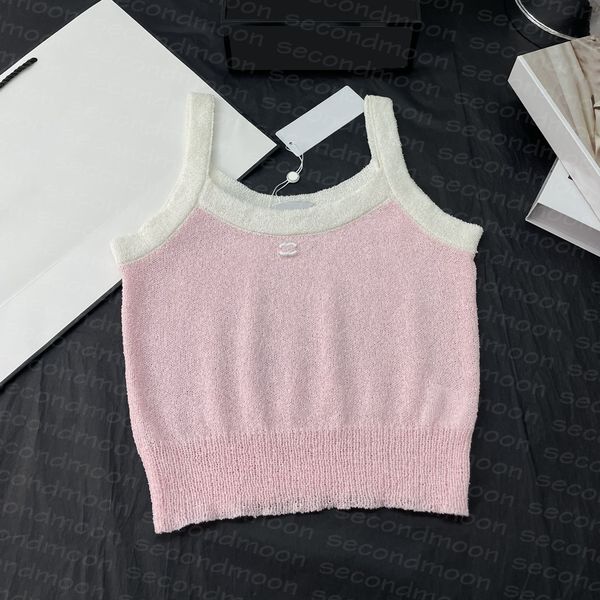 women's knits & tees designer summer breathable tee women fashion crop sling vest knitwear, White
women's knits & tees designer summer breathable tee women fashion crop sling vest knitwear, White