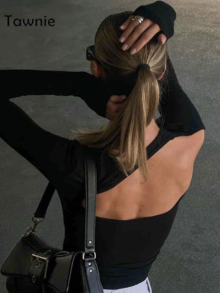 women s t shirt tawnie autumn y2k long sleeve backless t shirt black crop cut out basic casual tee design party outfits 230208, White
women s t shirt tawnie autumn y2k long sleeve backless t shirt black crop cut out basic casual tee design party outfits 230208, White