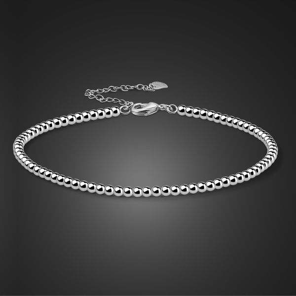 anklets simple 100 925 sterling silver ankle women girls beaded anklet bracelet foot adjustable chain beach barefoot fine jewelry 230209, Red;blue
anklets simple 100 925 sterling silver ankle women girls beaded anklet bracelet foot adjustable chain beach barefoot fine jewelry 230209, Red;blue