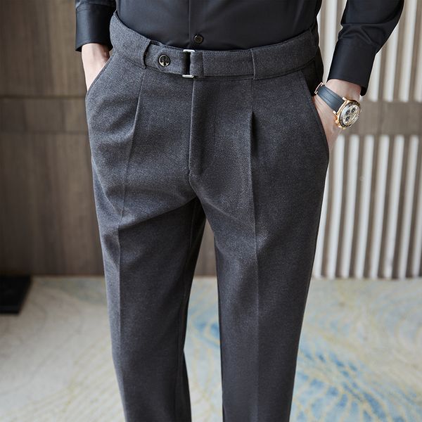 mens pants fall winter wool blend warm dress frosted embroidered grey traje de vestir hombre khaki formal 2836 230209, Black
mens pants fall winter wool blend warm dress frosted embroidered grey traje de vestir hombre khaki formal 2836 230209, Black