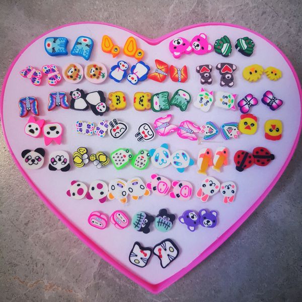 jewelry 36 pairs plastic antiallergic cartoon animals ear studs set girls resin children earring mix earrings for women fine 230208, Red;brown
jewelry 36 pairs plastic antiallergic cartoon animals ear studs set girls resin children earring mix earrings for women fine 230208, Red;brown