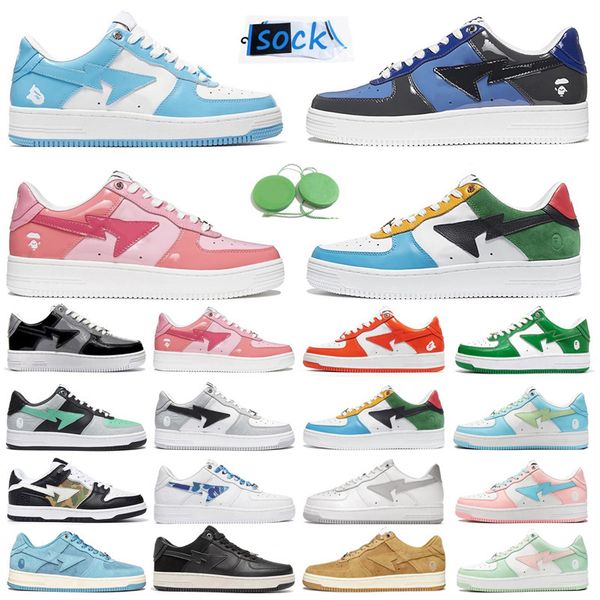 bapestas baped ape men running shoes patent leather blue orange green white black pastel pink camo beige suede leather trainers sports sneak
bapestas baped ape men running shoes patent leather blue orange green white black pastel pink camo beige suede leather trainers sports sneak