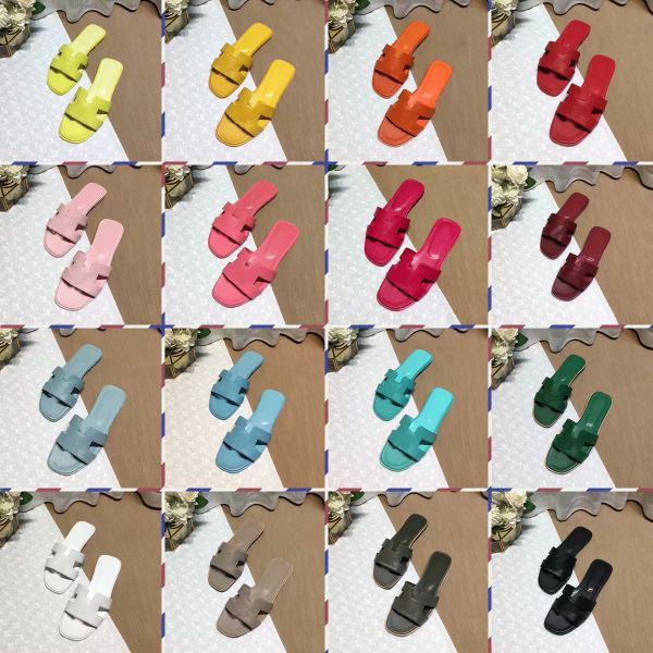 with box luxury designers women sandals flat slippers fashion genuine leather summer low heel slides flip flops ladies beach lazy si ou, Black
with box luxury designers women sandals flat slippers fashion genuine leather summer low heel slides flip flops ladies beach lazy si ou, Black