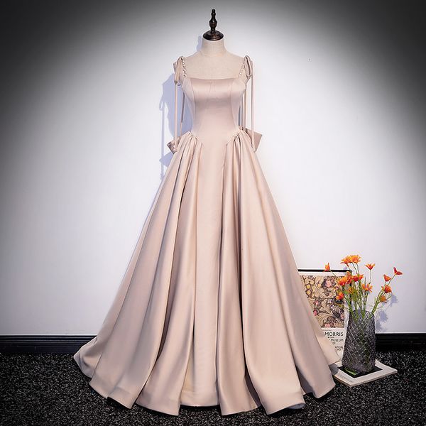 party dresses evening dress elegant square collar spaghetti strap aline bow lace up floorlength pleat satin formal gown woman b1936 230208, White;black
party dresses evening dress elegant square collar spaghetti strap aline bow lace up floorlength pleat satin formal gown woman b1936 230208, White;black