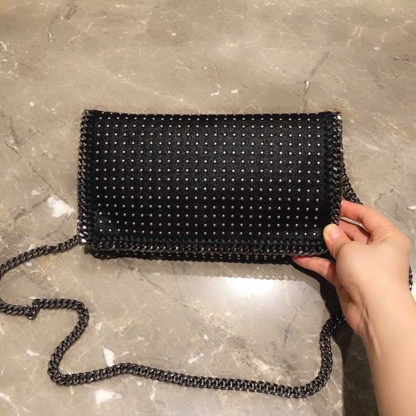 stella mccartney bag british niche brand stella mccartney stella chain bag rivet single shoulder messenger bag ov7q, Blue;pink
stella mccartney bag british niche brand stella mccartney stella chain bag rivet single shoulder messenger bag ov7q, Blue;pink