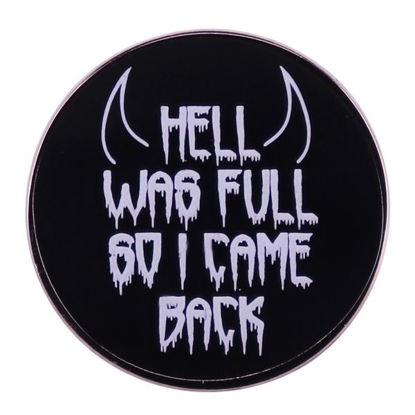 hell was full so i came back badge gothic button lapel pin cute anime movies games hard enamel pins collect metal cartoon brooch backpack ha, Blue
hell was full so i came back badge gothic button lapel pin cute anime movies games hard enamel pins collect metal cartoon brooch backpack ha, Blue