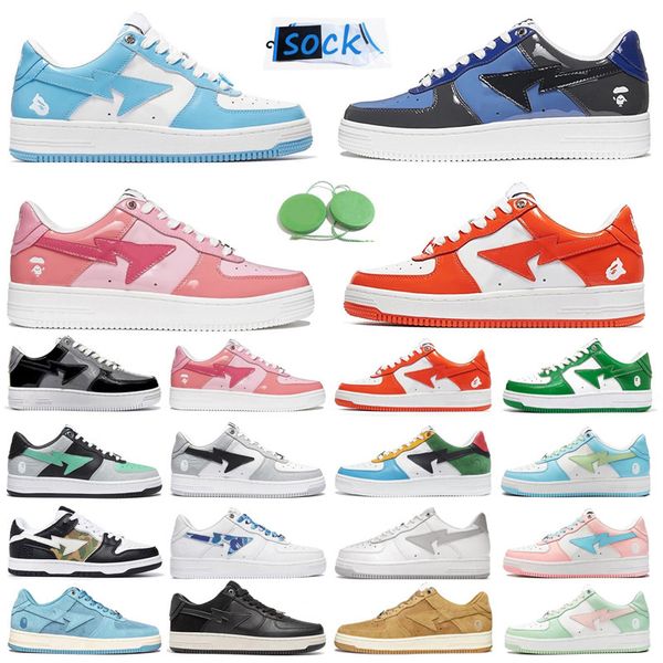 bapestas baped ape men running shoes patent leather blue orange green black white pink pastel camo beige suede leather mens trainers sports
bapestas baped ape men running shoes patent leather blue orange green black white pink pastel camo beige suede leather mens trainers sports