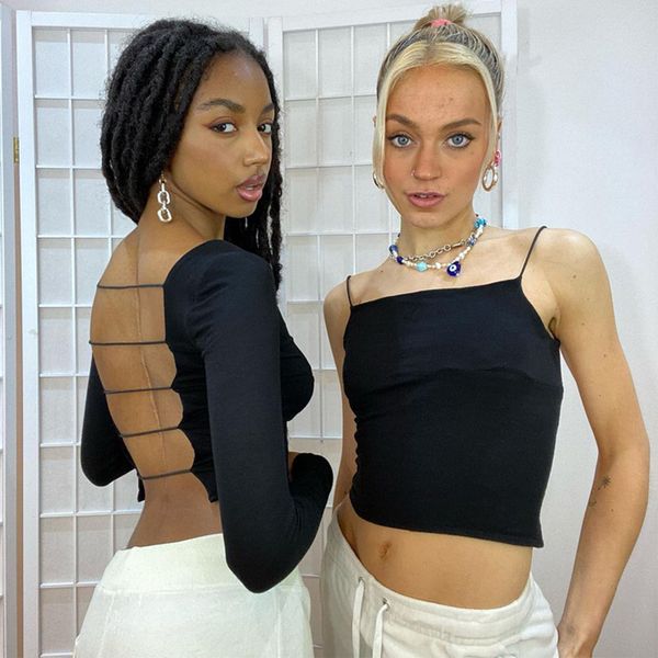 womens camis spring and summer fashion tank cami underclothes backless top, White
womens camis spring and summer fashion tank cami underclothes backless top, White