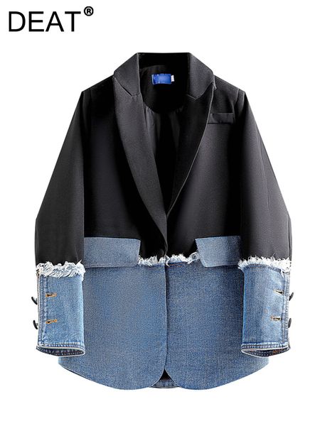 womens jackets deat spring fashion turndown collar long sleeve singlebreasted loose patchwork coat women 13z3053 230208, Black;brown
womens jackets deat spring fashion turndown collar long sleeve singlebreasted loose patchwork coat women 13z3053 230208, Black;brown
