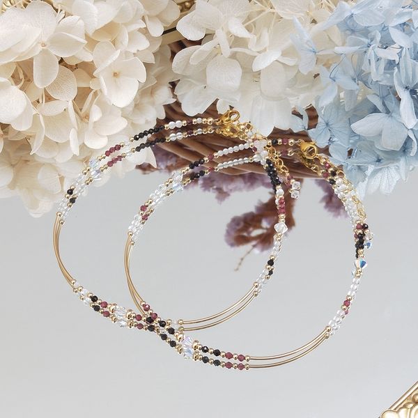 anklets lii ji garnet black spinel labradorite clear quartz 2mm crystal beaded anklet 243cm handmade bohe fashion jewelry for female 230209, Red;blue
anklets lii ji garnet black spinel labradorite clear quartz 2mm crystal beaded anklet 243cm handmade bohe fashion jewelry for female 230209, Red;blue