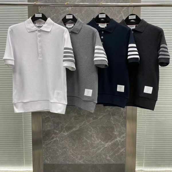 t-shirts tom tee brown short sleeve round neck 23ss stripe leisure casual fashion designer classic polo shirt direct-sale tb waffle four-bar, White;black
t-shirts tom tee brown short sleeve round neck 23ss stripe leisure casual fashion designer classic polo shirt direct-sale tb waffle four-bar, White;black