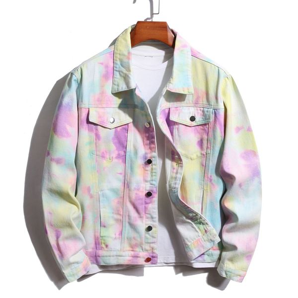 men's jackets fashion casual oversize men denim jacket printed tie-dye melange trendy street youth hip hop baggy male clothing jean coa, Black;brown
men's jackets fashion casual oversize men denim jacket printed tie-dye melange trendy street youth hip hop baggy male clothing jean coa, Black;brown
