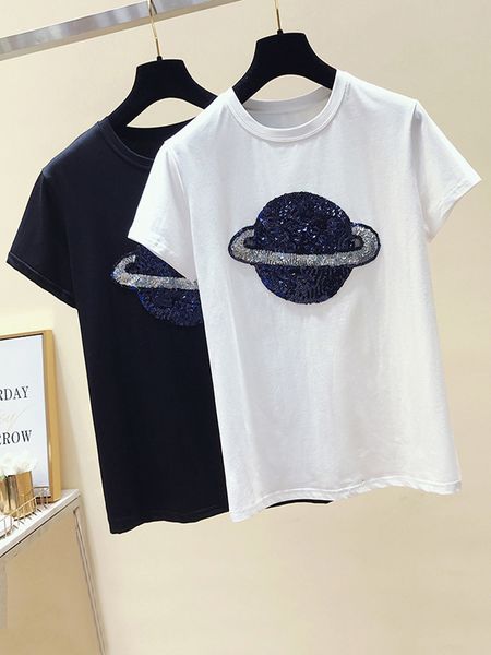 women s t shirt gkfnmt cotton white tshirt women sequin fashion short sleeve vintage female t shirt casual black tee shirt femme summer 230
women s t shirt gkfnmt cotton white tshirt women sequin fashion short sleeve vintage female t shirt casual black tee shirt femme summer 230