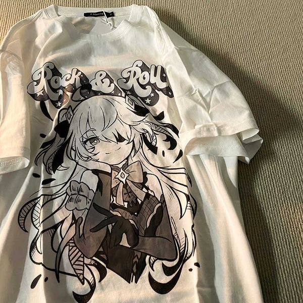women's t-shirt harajuku t-shirts aesthetic gothic punk cartoon oversized t-shirt female summer short sleeve o-neck woman clothes y230, White
women's t-shirt harajuku t-shirts aesthetic gothic punk cartoon oversized t-shirt female summer short sleeve o-neck woman clothes y230, White