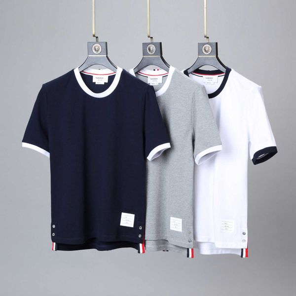 t-shirts tom tee brown short sleeve round neck 23ss stripe leisure casual fashion designer classic polo shirt tb browin new summer men', White;black
t-shirts tom tee brown short sleeve round neck 23ss stripe leisure casual fashion designer classic polo shirt tb browin new summer men', White;black