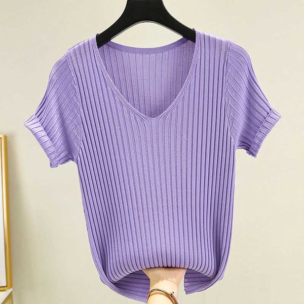 women's t-shirt ice silk short-sleeved sweater 2022 new korean summer loose solid color v-neck bottoming shirt t-shirt y2302, White
women's t-shirt ice silk short-sleeved sweater 2022 new korean summer loose solid color v-neck bottoming shirt t-shirt y2302, White