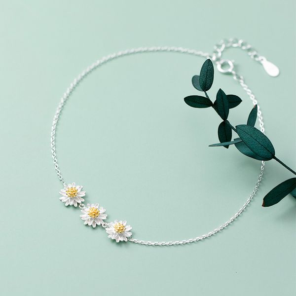 anklets daisy anklets real 925 sterling silver three cute daisy flowers ankle bracelets foot chains for women girls summer jewelry 230209, Red;blue
anklets daisy anklets real 925 sterling silver three cute daisy flowers ankle bracelets foot chains for women girls summer jewelry 230209, Red;blue