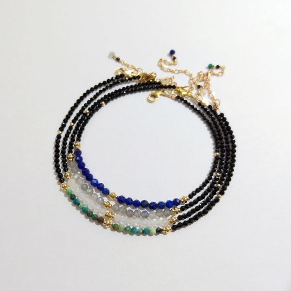 anklets lii ji anklet natural stone black spinel lapis lazuli moonstone labradorite chrysocolla 14k gf anklet 23cm45cm 230209, Red;blue
anklets lii ji anklet natural stone black spinel lapis lazuli moonstone labradorite chrysocolla 14k gf anklet 23cm45cm 230209, Red;blue
