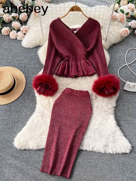 two piece dress set women skirts long sleeve crop pencil 2 women sweaterknitted winter suit 230209, White
two piece dress set women skirts long sleeve crop pencil 2 women sweaterknitted winter suit 230209, White