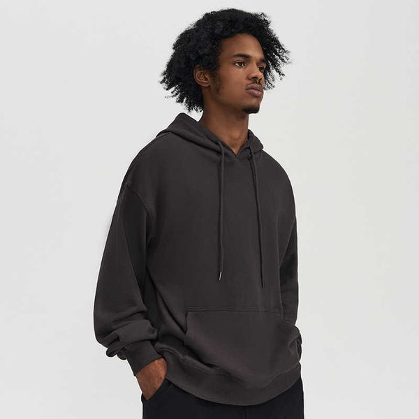 2023 new solid color hoodie men's terry cotton fashion brand loose long-sleeved coat hoodie, Black
2023 new solid color hoodie men's terry cotton fashion brand loose long-sleeved coat hoodie, Black