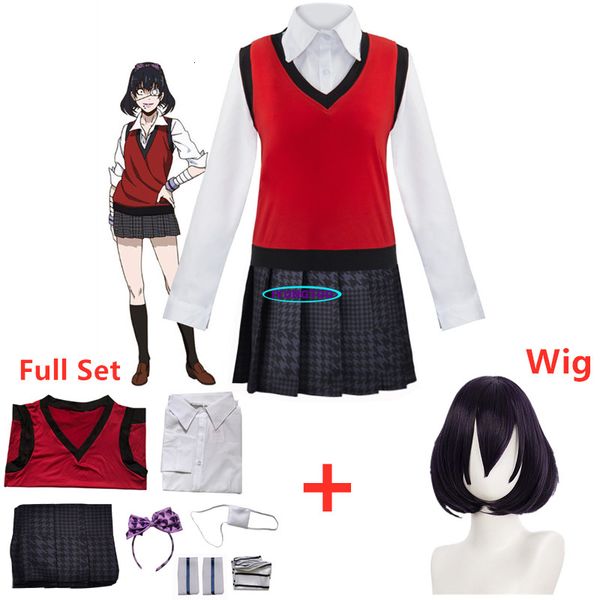 special occasions anime midari ikishima kakeguruis cosplay costume japanese high school uniform gambler girl clothes skirt zentai cloth set, Blue
special occasions anime midari ikishima kakeguruis cosplay costume japanese high school uniform gambler girl clothes skirt zentai cloth set, Blue