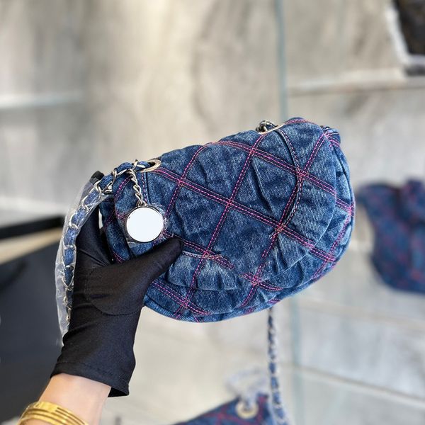 womens designer denim half moon canvas bags clasic full flap quilted silver metal hardware matelasse chain crossbody shoulder purse turn loc
womens designer denim half moon canvas bags clasic full flap quilted silver metal hardware matelasse chain crossbody shoulder purse turn loc
