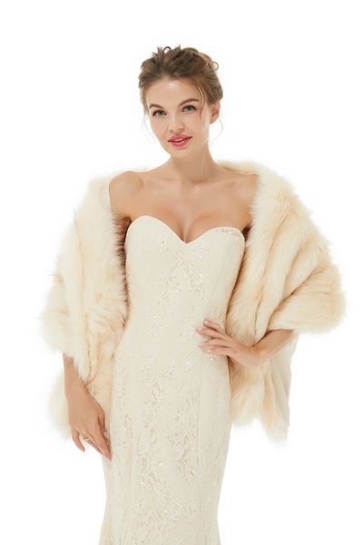 wraps autumn new fashion imitation fur wraps bridal wedding dress evening dress with fur shawl pj02, White
wraps autumn new fashion imitation fur wraps bridal wedding dress evening dress with fur shawl pj02, White